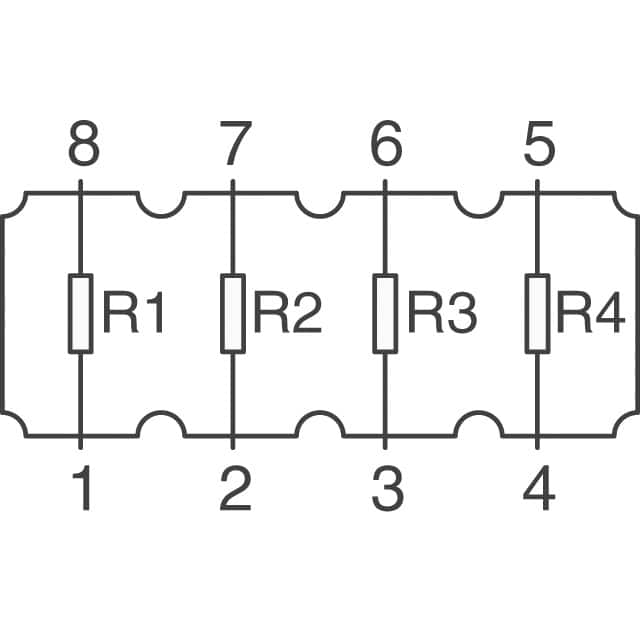 YC324-JK-0733RL YAGEO  Resistor Networks, Arrays